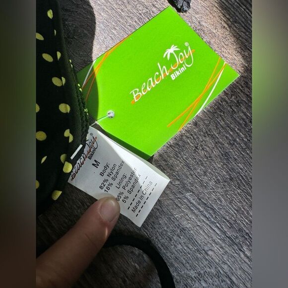 Black and yellow bikini #20 - Picture 4 of 10